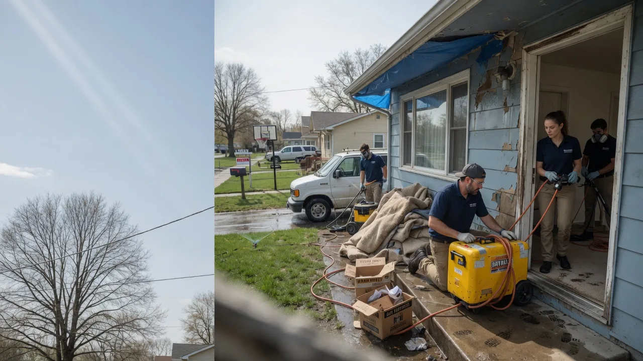 Basement Flood Cleanup in Kinsman, OH near me